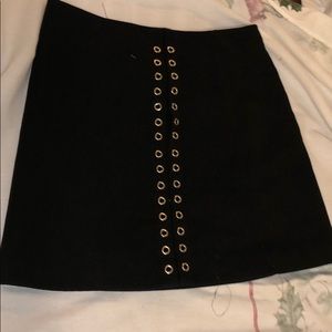 a large zip down skirt!